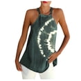thumbnail image 2 of EGNMCR Camisoles pour Femmes Femmes Mode Décontractée Ample à Nouer Imprimées Sans Bretelles Sans Manches Hauts à Bretelles, 2 of 7