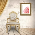 thumbnail image 3 of Fay, Mela 12x14 Gold Ornate Wood Framed with Double Matting Museum Art Print Titled - Pink Rose II, 3 of 4