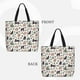 thumbnail image 2 of Fotbe Black Cat And Snake Bolsa Tote con Estampado para Mujer, Bolsos con Cremallera, Bolsa de Hombro Casual de Gran Capacidad con Bolsillos Internos, 2 of 7