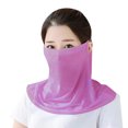 thumbnail image 2 of SPRING PARK Breathable Mercerized Cotton Cover Scarf Face Mouth Cover Outdoor UV Protection Ladies Anti Shawl Veil, 2 of 7