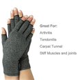 thumbnail image 3 of Half Finger Cycling Gloves Arthritis Pressure Health Gloves High Elastic Breathable Anti-edema, 3 of 5