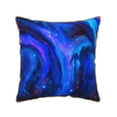 thumbnail image 1 of ZNDUO Throw Pillow, 20"x20" Bed Pillow and Couch Pillows - Indoor Decorative Pillows，Purple Blue Nebula Throw Pillow, 1 of 8