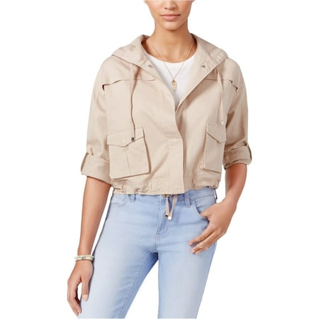 American Rag Womens Cargo Cropped Jacket oxfordtan S - Juniors