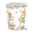 thumbnail image 2 of 20pcs Easter Themed Disposable Party Tableware Set, Festive Easter Plates Cups Napkins, Tableware Set Party Plate Disposable Table Supplies for Easter Celebrations Parties Gatherings, C, 2 of 6