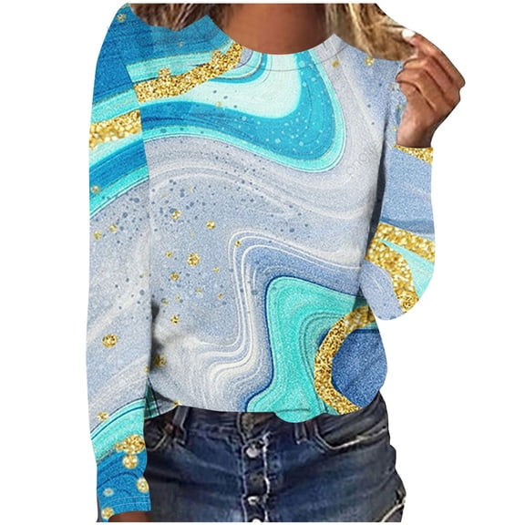 SHE IS My Orders past Orders Long Sleeve T Shirts for Women Casual Long Sleeve Tops for Women Square Neck 3/4 Length Sleeve Womens Tops Cotton Polyester Basic Deep V Neck Tees for Women