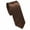 Brown, variant on Men's Skinny Ties 3.15 Inch (8CM) Solid Pure Color Plain Slim Necktie for Men