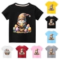 thumbnail image 7 of Wyobmus 2024 Gnomes Easter Eggs T-Shirt for Kids Cotton Round Neck Short Sleeve Shirts for Boys Girls Pink-4 Years, 7 of 7