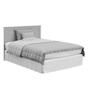 Graco Hadley 5-in-1 Convertible Baby Crib and Changer with Drawer, Pebble Gray