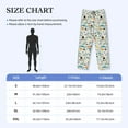 thumbnail image 4 of Picia Cartoon Dinosaur Mens Soft Woven Cotton Elastic Waistband Sleep Pajama Pant Lounge Sleep Pant With Pockets And Drawstring-X-Large, 4 of 9