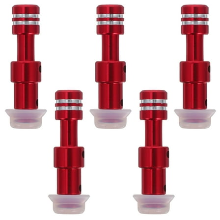 Supvox 5 Sets Insignia Pressure Cooker Parts Aluminium Red Pressure Limiting Cooking Tools