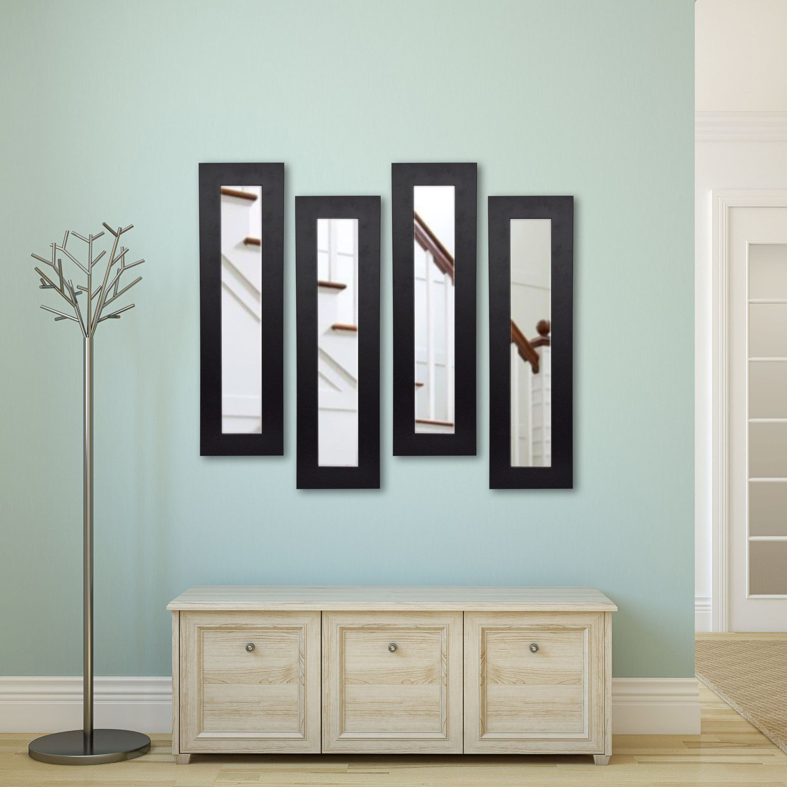 Rayne Mirrors Molly Dawn Wide Satin Wall Mirror