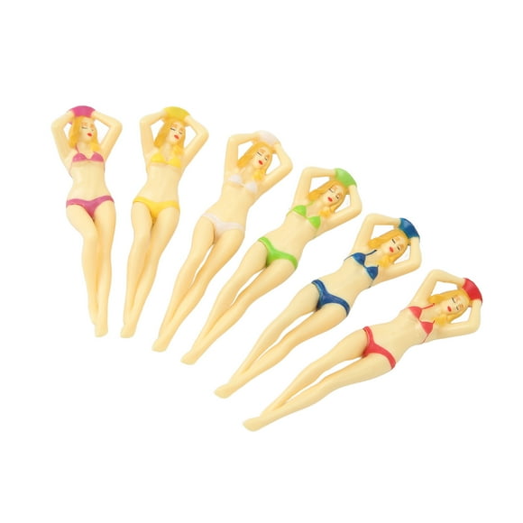 Lady Girl Golf Tees, Unique Attractive Funny Golf Tees Plastic for Golf Course