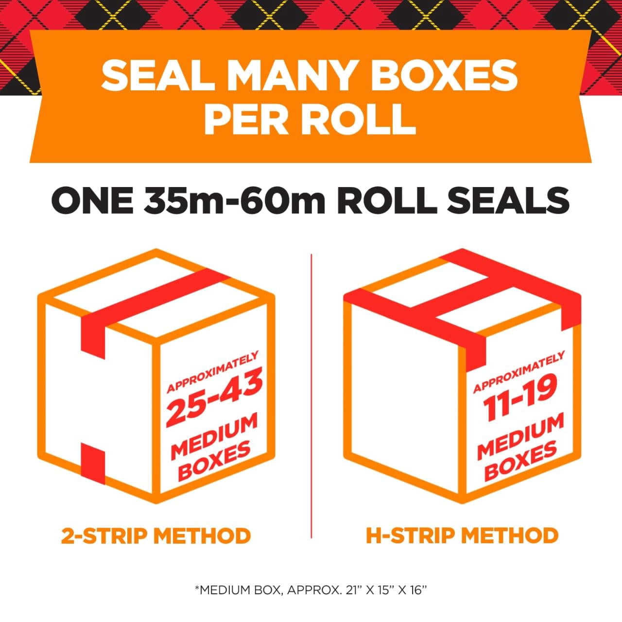 Scotch Long Lasting Storage Packing Tape, Clear, Storage Tape Withstands Extreme Temperatures, 1.88 in x 54.6 yd,3 Refill Tape Rolls