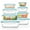 Blue, variant on 16 Pcs Glass Food Storage Containers , Meal Prep , Airtight Bento Boxes with Leak Proof Locking Lids, Microwave/Oven/Freezer/Dishwasher Safe, BPA Free