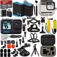 thumbnail image 1 of GoPro HERO10 (Hero 10) Black with Premium Accessory Bundle: SanDisk Ultra 64GB microSD Memory Card, Replacement Battery, Underwater Housing, Protective Case & Much More, 1 of 10