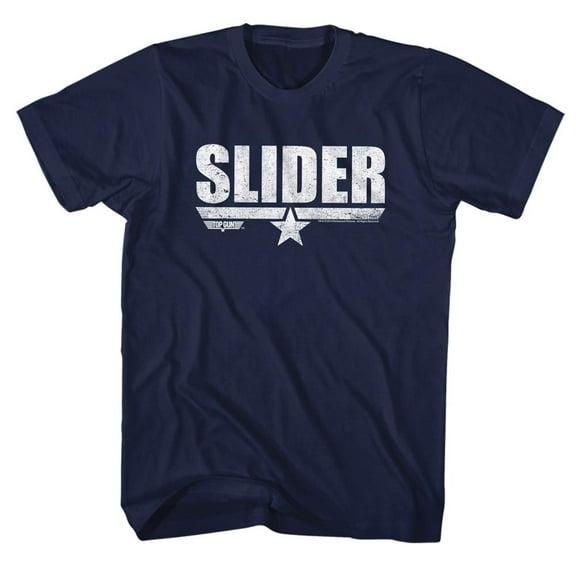 Top Gun Slider Navy Adult T-Shirt 4Xl