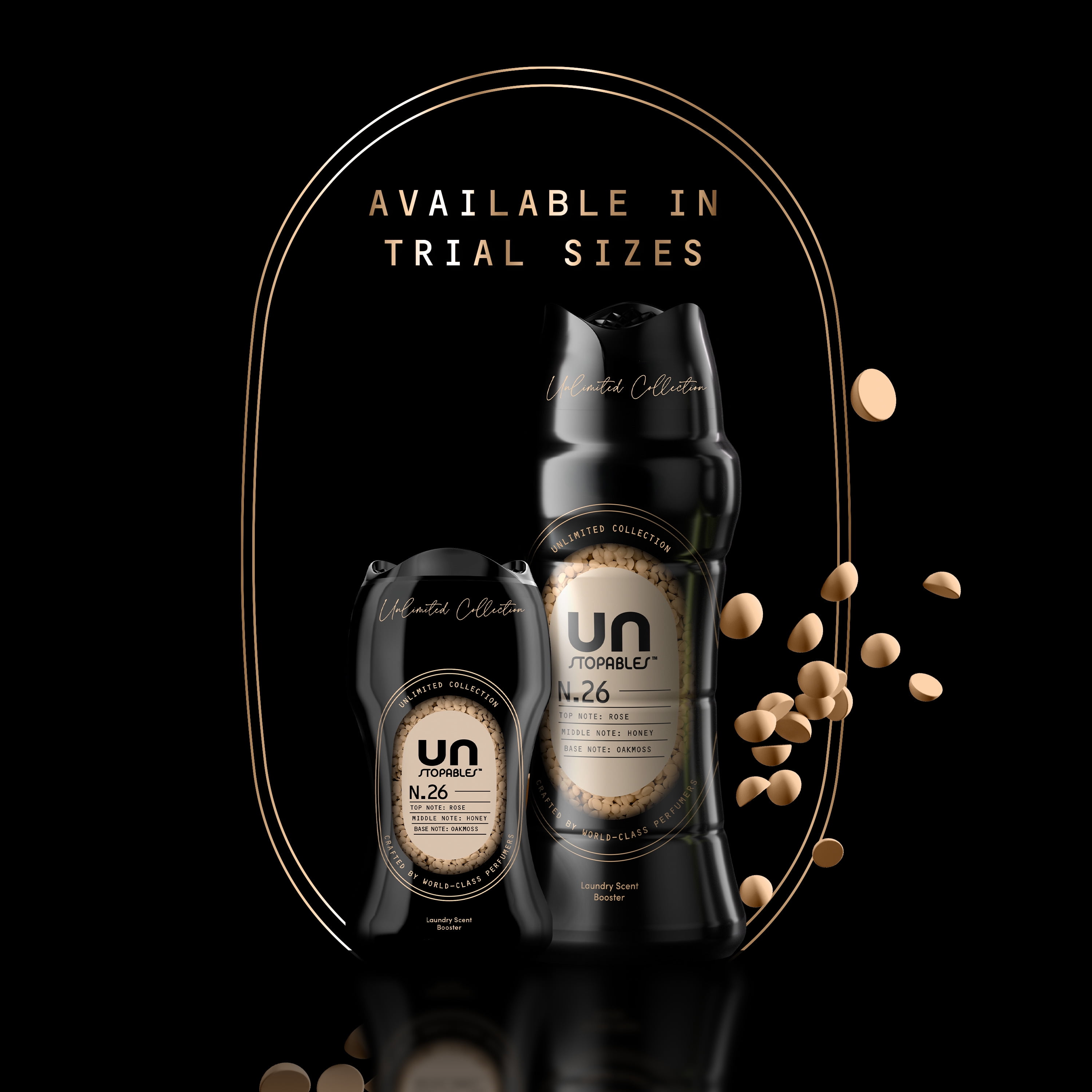 Downy Unstopables Unlimited Collection In-Wash Laundry Scent Booster Beads,  N.26 Scent, 21.1 oz