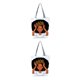 thumbnail image 1 of Qarigey Bolso de lona Cool Black Girl - Estilo afro Exquisita artesanía Gran capacidad Amplia aplicación hl2112 2Conjunto, 1 of 6