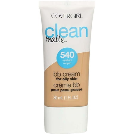 4 Pack - CoverGirl Clean Matte BB Cream Medium 540 For Oily Skin 1 oz