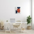 thumbnail image 2 of Stupell Industries Modern Abstract Red Blue Circles Shapes Pattern Canvas Wall Art, 16 x 20, Design by Urban Epiphany, 2 of 5