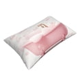 thumbnail image 3 of Daiia Cute Bathtub Bedding Waterproof Pillow Protector Zippered Queen – Bed Bug Proof Pillow Encasement-20"x30", 3 of 9