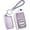 Keychain-B-Purple, variant on Key Fob Cover Compatible with Toyota RAV4 Prius 4Runner Camry Avalon Corolla Highlander Venza 2007-2019 3 Button Keychain Case Holder Protector,Keychain-A-Pink