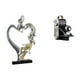thumbnail image 1 of Estatua de pareja besándose, figura de pareja, modelo de cámara, figura coleccionable, material de resina, decoración artística abstracta, adecuada pa, 1 of 8