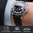 thumbnail image 4 of Correa de reloj Ritche Sailcloth de 18 mm con cierre rápido, color negro, 4 of 7