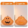 thumbnail image 4 of Halloween Jack O Lantern Pumpkin Combo with Pre-lit LED Bulbs - Gaint Indoor/ Outdoor Pumpkin for Halloween Decoration in Garden, Patio, Front Door, 4 of 6
