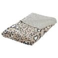 thumbnail image 2 of SAFAVIEH Gwynn Throw Blanket Beige / Black, 2 of 2