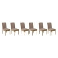 thumbnail image 4 of relayinert 1/2/3 2pcs/set High-end Texture Chair Cover For Elegant Dining Setting No Displacement Khaki 2 pcs 3PCS, 4 of 6