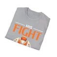 thumbnail image 4 of His Fight Is My Fight Leukemia Cancer Awareness Orange Month TShirt, 4 of 4