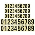thumbnail image 1 of FRCOLOR mailbox numbers stickers 5 Sets Waterproof Mailbox Numbers Stickers Reflective Mailbox Numbers for Outside,3.94"X2.68"X0.04", 1 of 5