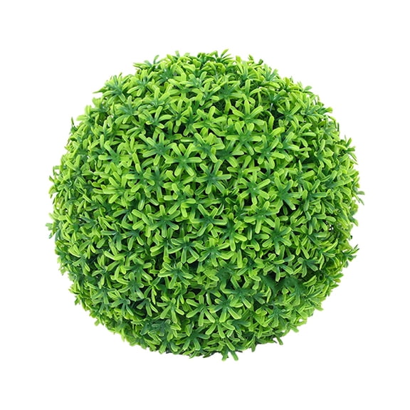 Artificial Plant Topiary Ball Faux Boxwood Balls Round Spheres Plant Balls with Leaves Outdoor Greenery Boxwood Topiary Balls for Front Porch Home Backyard Patio Wedding Party Decor 9 Inch
