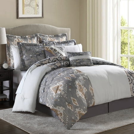 8 Piece Comforter Set By Monroe Hadley Walmart Com
