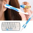thumbnail image 2 of Ear Wax Remover, Ear Cleaning Tool Set For People, Clever Spiral Ear Wax Remover With 16 Washable Tips, Safe And Soft, Suitable For Children And Adults, 2 of 6
