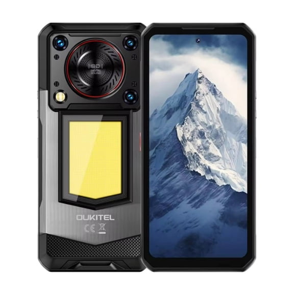 OUKITEL WP56 Rugged phone 16000mAh, 12GB 512GB 6.81“FHD ,android 15 smartphone-Black/Red