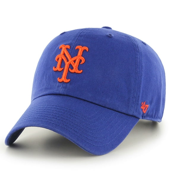 Youth '47 Royal New York Mets Team Logo Clean Up Adjustable Hat