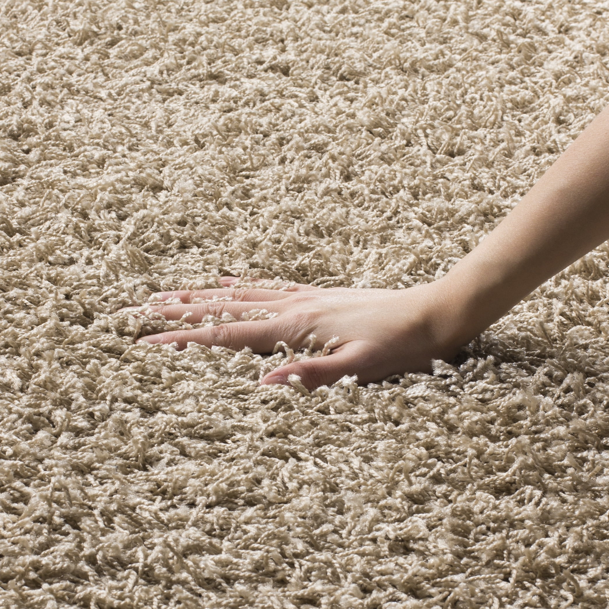 Safavieh Athens Talia Solid Shag Runner Rug, Beige, 2'3" x 6'