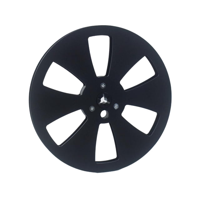 Methold Carrete de metal vacío resistente a la corrosión para sistemas de audio de carrete abierto Carrete de cinta de aluminio con 6 Sistemas de cine en casa Negro