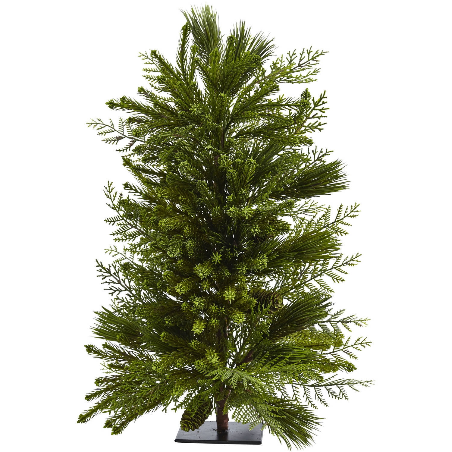 Nearly Natural 26" Artificial Mixed Pine Tree