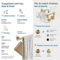 thumbnail image 4 of Amerock Davenport Champagne Bronze 24 inch (610mm) Towel Bar, 4 of 8