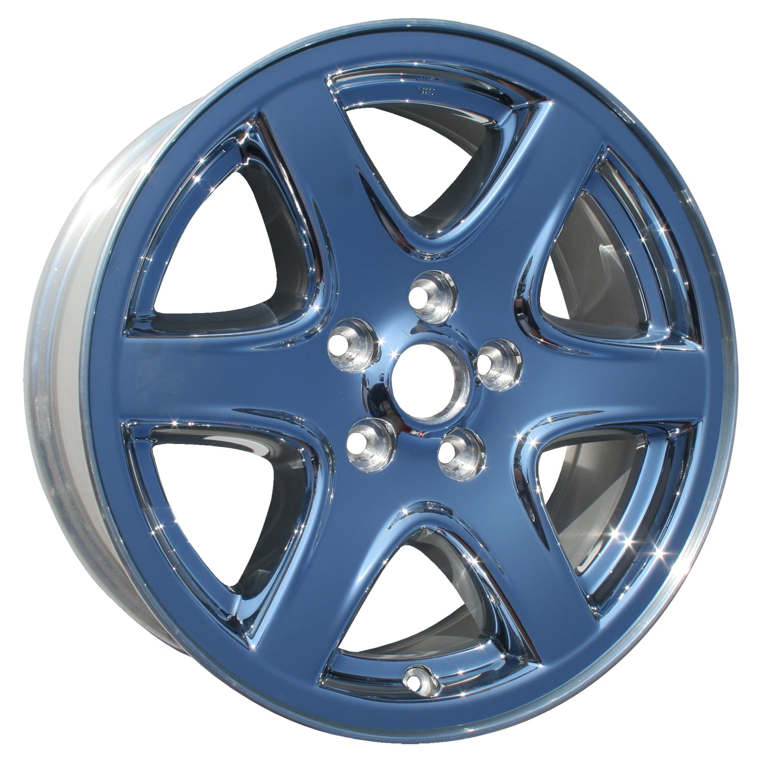 17 X 7 New Aluminum Alloy Wheel Replica, Chrome Cladded, Fits 20032004