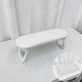 thumbnail image 5 of Hand Rest for Nail DIY Foldable Manicure Tool Nail Arm Rest Nail Pillow Hand Rest for Nails for Nail Salon Table Technician Use nail art round corner white, 5 of 7