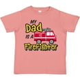 thumbnail image 3 of Inktastic My Dad is a Firefighter with Fire Truck Boys or Girls Toddler T-Shirt, 3 of 5