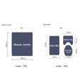 thumbnail image 2 of PATIO 3PCS/Set Non Slip 3D Digital Printing Carpet Mat Combination Bathroom Toilet Mat Polyester Fiber Home Decoration Bathroom Accessories, 2 of 5