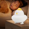 thumbnail image 4 of Lámpara de mesita de noche recargable por USB con luz nocturna de animales de silicona de dibujos animados para niños Polluelo Yuyangstore Luz nocturna para niños, 4 of 8