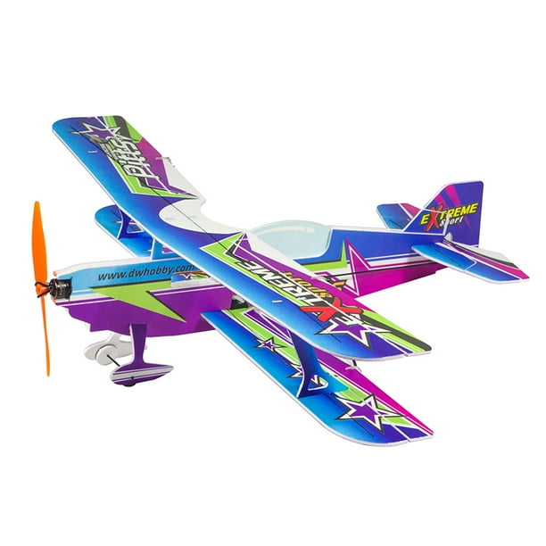 Dwh E3005152E Pitts Rc Airplane Aircraft Foam Plane 450Mm Wingspan Outdoor Flight Toys