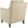 thumbnail image 3 of Safavieh Buckler Classic Upholstered Club Chair w/ Silver Nail Heads, 3 of 6