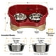 thumbnail image 3 of Comedero Elevado Antiderrame Neater Feeder Deluxe Rojo Arándano para Perro Pequeño, 3 of 8